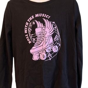 Cat & Jack Roll With The Music Sleeve T-Shirt - NWT